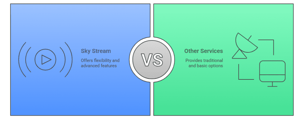 Sky Stream vs Compares to Other Services